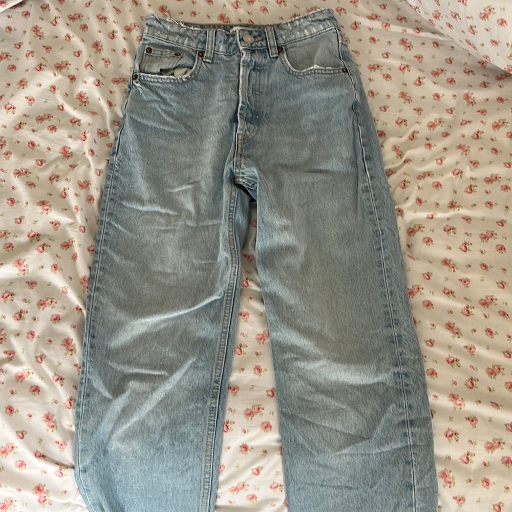 Zara light wash jeans